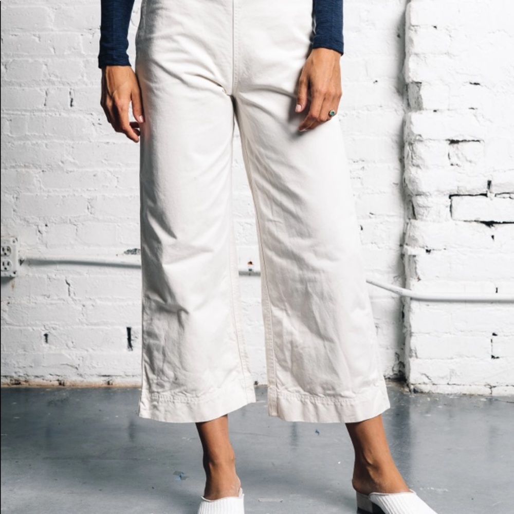 NWOT Ali Golden Side Zip Pant in Bone - Picture 2 of 3